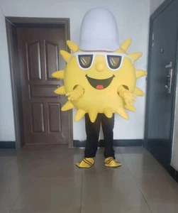 Halloween Sun Mascot Costume Cartoon Anime theme character Christmas Carnival Pa - Picture 1 of 4