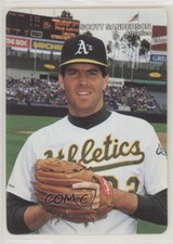 1990 Mother's Cookies Oakland Athletics Stadium Giveaway Scott Sanderson #11