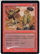 Orcish Artillery - Seventh Edition Light Play Foil Magic mtg LP