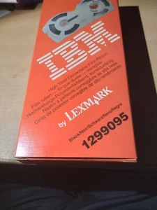 Ruban de film rectifiable haute capacité IBM by LEXMARK - BLACK 1299095 - Photo 1/4