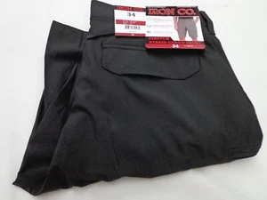 Iron Co. Men's Comfort Waistband Stretch Hybrid Cargo Short Black Size 34  NEW - Picture 1 of 7