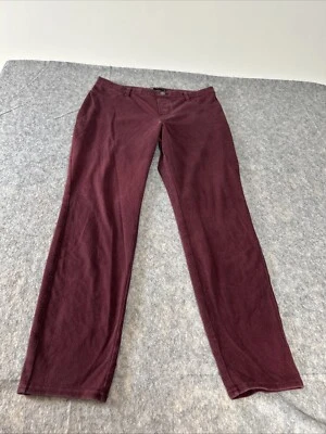 Pantalones de mezclilla para mujer Lee Maroon talla mediana Foto 1 de 4