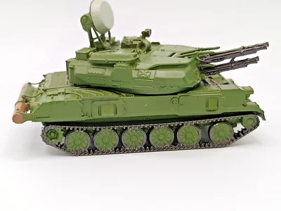 OSTPARTS OP 87612-1 Flugabwehrpanzer ZSU-23 Shilka, NVA-grün , Fertigmodell, 1/87, H0,
