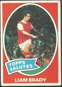 TOPPS 1979 FUTBOLISTAS #304-TOPPS SALUDOS-ARSENAL Y REPRESENTANTE DE IRLANDA-LIAM BRADY - Imagen 1 de 2