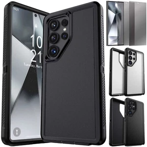 For Samsung S24 Ultra/S24 Plus/S24 Slim Phone Case Cover /Privacy Tempered Glass - Picture 1 of 42