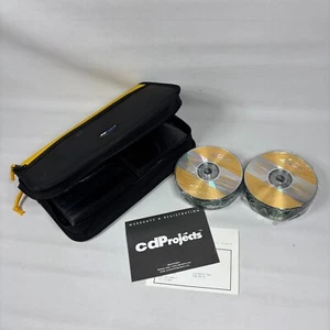 CD Projects Sports Yellow/Blue 64 CDs Storage Case Binder w/ 50 Blank CD-R - Foto 1 di 8