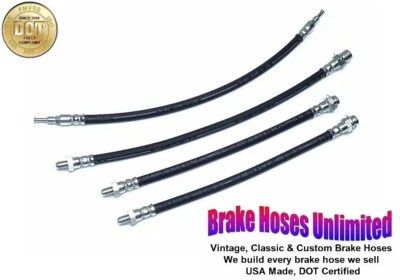 JUEGO DE MANGUERA DE FRENO Mercury Custom Station Wagon 1952 Late, con frenos manuales Foto 1 de 2