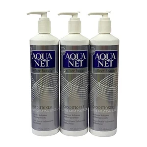 Aqua Net Silver Beauty Conditioner For Graying Hair 13oz 3-Pack - Picture 1 of 2