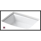 Kohler K-2355-0 Archer Undermount Bathroom Sink, White