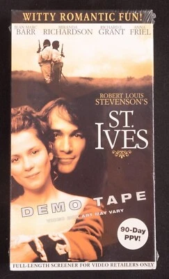 ST. IVES VHS Tape Romance Jean Marc Barr Screener Copy Demo Tape Sealed Foto 1 de 4