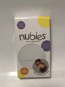 Nubies Baby Bein- und Armwärmer Huggalugs gestreift rot Neugeborene bis 6 Monate alt - Bild 1 von 2
