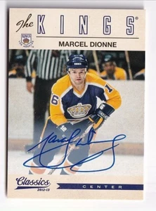 2012-13 Classics Signatures Autographs #11 Marcel Dionne - Picture 1 of 2