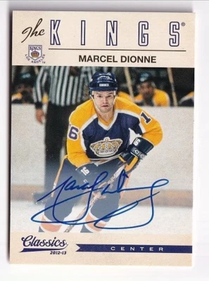 2012-13 Classics Signatures Autographs #11 Marcel Dionne - Image 1 of 2