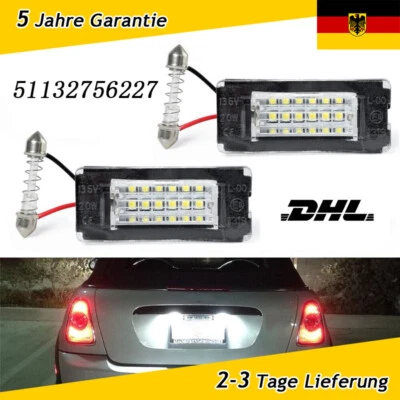 2x Led Kennzeichenbeleuchtung passend für BMW MINI Cooper R56 | R57 | R58 | R59 - Bild 1 von 4