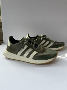 adidas Green Solid Athletic Shoes for 