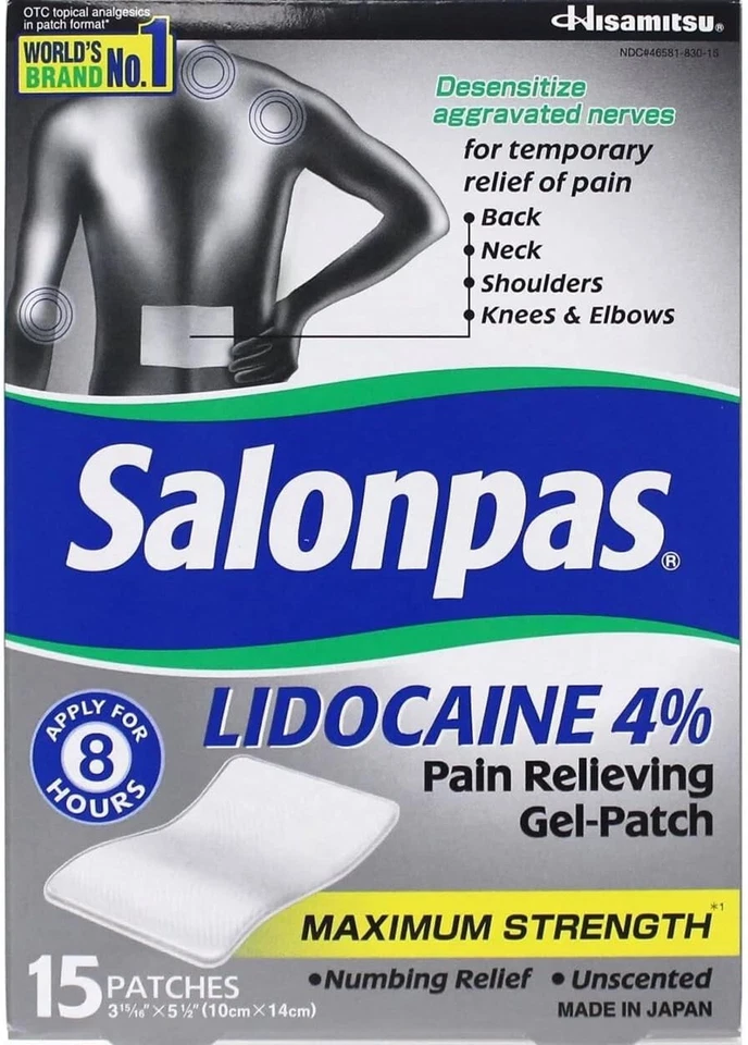 Salonpas Salonpas Lidocaine Gel-Patch (15 Ct.)