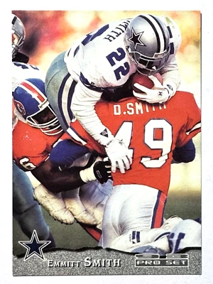 HOF'er EMMITT SMITH Dallas Cowboys 1993 Pro Set PROMO PROTOTYPE Card NO # - Image 1 of 3