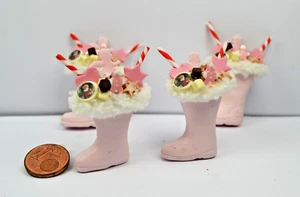 *~ * Gefüllter Weihnachtsstiefel ( Rosa )*~* - Bild 1 von 2