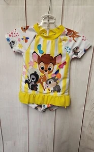 Disney Girl's Size 2 Yellow Swim Set - Picture 1 of 3