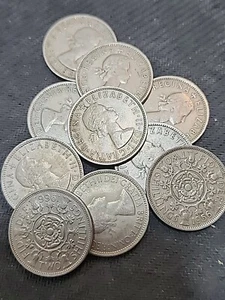 2 SHILLINGS (Florin) 🇬🇧 United Kingdom- One Coin-Mixed Dates-Free Shipping - Picture 1 of 7