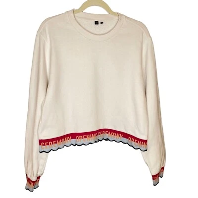Opening Ceremony Cropped Sweatshirt, L - Image 1 of 4