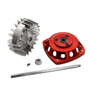 Engine CNC Metal Rota Start With Flywheel for 1/5 HPI RV BAJA 5B 5T 5SC KM Losi - Picture 1 of 6