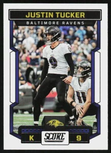 2023 Score Justin Tucker #192 FOOTBALL Baltimore Ravens - Picture 1 of 2