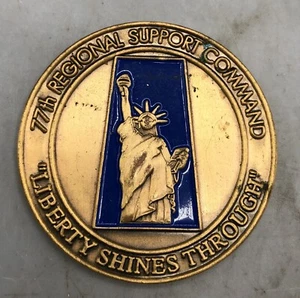 77th Regional Support Command 77th RSC Challenge Coin - Picture 1 of 3