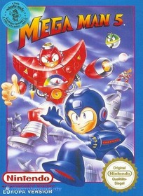 Nintendo NES Spiel - Mega Man 5 PAL-B Modul NEUWERTIG