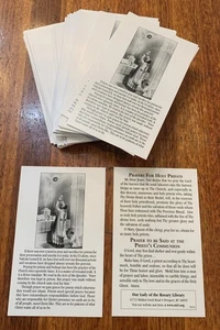 100 traditionelle katholische Gebetskarten - Gebete für heilige Priester - Bild 1 von 3