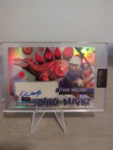 2024 Ethan Holliday Wild Card Dino Might Stegosaurus Auto 1/2 - Picture 1 of 2