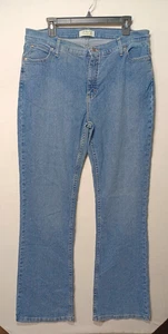 Pantalones de mezclilla para mujer Tan real como Wrangler talla 14x34 bootcut - Imagen 1 de 18