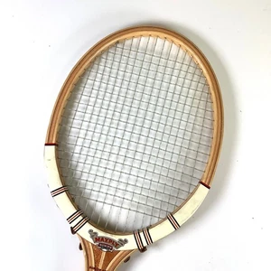 Vintage Dunlop Maxply Fort Wood Medium Tennisschläger Racket England 27" sehr guter Zustand! - Bild 1 von 5