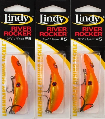 (ЛОТ ИЗ 3) LINDY RIVER ROCKER #5 3-1/8» 5/16 УНЦИЙ LRR519 ORANGEADE A8262 - Изображение 1 из 2