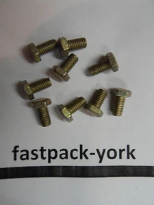 100 No, 3/16" UNF X 5/16" HEXAGON SET SCREWS, BZP/YELLOW PASSIVATED. - Picture 1 of 1