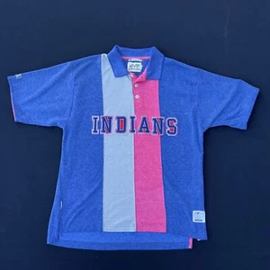 VTG 90’s Cleveland Indians Chief Wahoo Stitched Shirt Mens XL - Picture 1 of 8