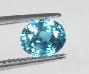 2,09 ct MEJOR GRADO - BRILLANTE COMBODIA NATURAL CIRCÓN AZUL OVALADO Ver Vdo DIS - Imagen 1 de 3