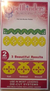 Fair Isle Border Petites Spellbinders Borderabilities Cut, Emboss, Stencil NIP - Picture 1 of 4