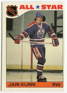 Adesivo Topps All-Star 1985-86 #3 Jari Kurri Edmonton Oilers - Foto 1 di 2