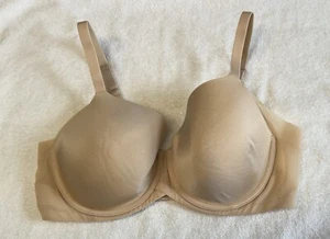 Wacoal T-shirt Bra 40C Ultimate Side Smoother UW 853281 contour Cups Beige EUC - Picture 1 of 9
