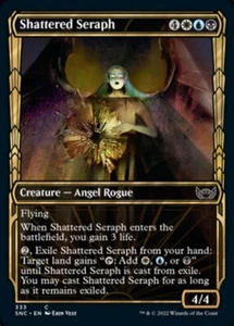 Shattered Seraph x4 4x Showcase Streets of New Capenna NM MTG - Picture 1 of 1