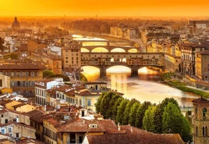 Castorland Bridges of Florence 1000 Piece Jigsaw Puzzle - Picture 1 of 2