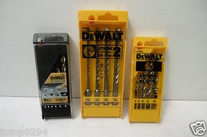 JUEGOS DE BROCAS EXTREME DEWALT DT9702 SDS DT4956 HSS COBALTO Y LADRILLO DT6956 - Imagen 1 de 1