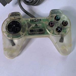 Hori Horipad PS Sony PlayStation PS1 Controller Clear SLPH 00029 - Picture 1 of 7