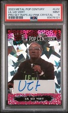 2023 LEAF METAL POP CENTURY PRO SET RAPS AUTOGRAPH LIL UZI VERT PINK CRYSTAL /6