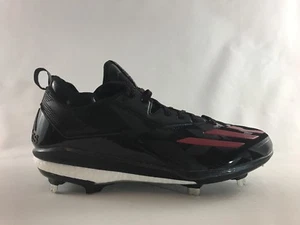 ADIDAS ENERGY BOOST ICON 2 HERREN BASEBALL STOLLEN schwarz/weiß/rot (Q16525) Gr. 12,5 - Bild 1 von 1