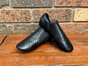 Jazz Shoe, Genuine Leather Slip On Modern Jazz Dance Shoes for Kids Adult - Picture 1 of 4