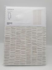 Ikea KLOVERALM Curtains 2 Panels (1 pair) 57" " White Beige - 304.907.28