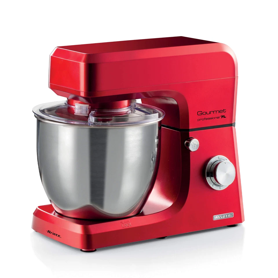 Ariete Impastatrice Planetaria Gourmet Professional 7L Rosso 6 Velocità Accessor - Immagine 1 di 1