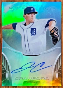 2013 Bowman Sterling Prospect Auto Jonathon Crawford #BSAP-JCR Auto - Picture 1 of 6